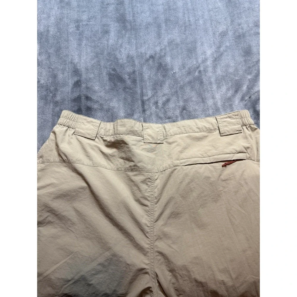 Simms Pants Mens XL Tan COR3 Cargo Nylon Fishing Hiking